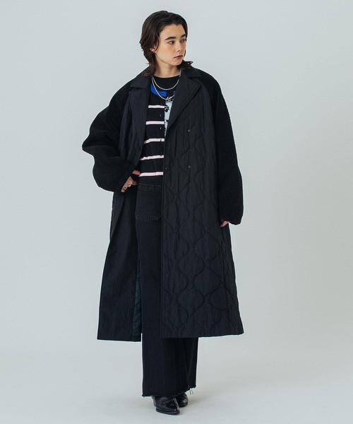 ROSE BUD（ローズバッド） コート アウター (CREOLME)QUILTED LONG