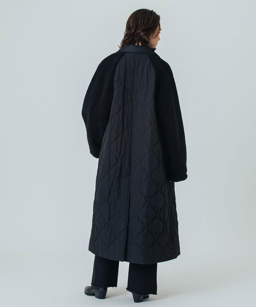 コート アウター (CREOLME)QUILTED LONG COAT レディースの画像