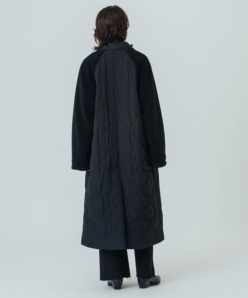 コート アウター (CREOLME)QUILTED LONG COAT レディースの画像