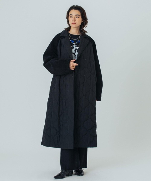 ROSE BUD（ローズバッド） コート アウター (CREOLME)QUILTED LONG