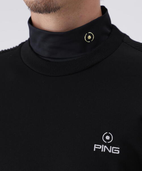 PING（ピン） セーター ニット 「PING APPAREL」リップルロゴクルー
