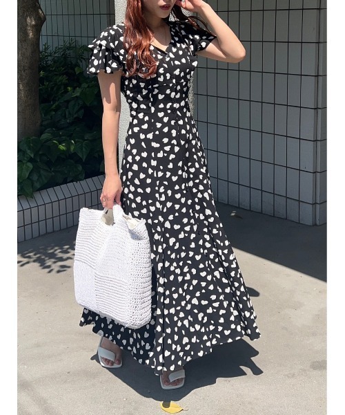 rienda（リエンダ） ノースリーブワンピース SMALL ブラック