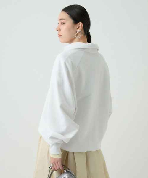 「Chaos」 「WHY NOT NOW」スウェットカットソー FREE ホワイト レディース_画像8