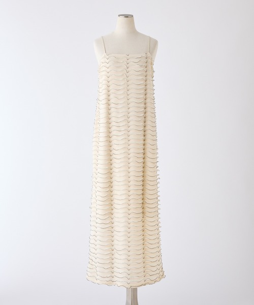 「one after another NICE CLAUP」 キャミソールワンピース FREE ホワイト レディースの画像9