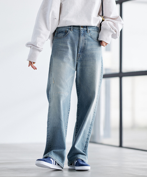 FRAMeWORK（フレームワーク） デニムパンツ 36 ブルー レディース