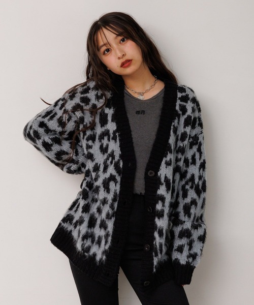 そ*の様 【美品✨】Bibiy. PEPURAMU CARDIGAN レオパード そ*の様 【美品✨】Bibiy. PEPURAMU CARDIGAN レオパード