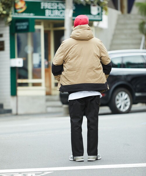 「FIRST DOWN」 ダウンジャケット SMALL ベージュ メンズ_画像7