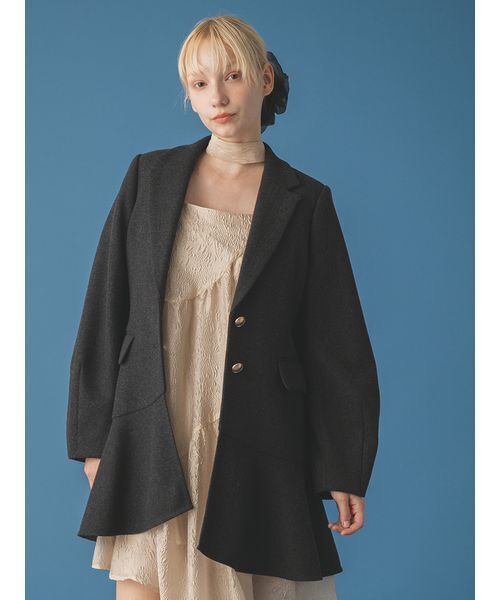 FURFUR（ファーファー） コート チェスターコート ツイードフレ