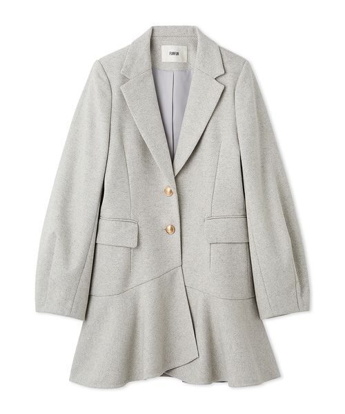 FURFUR（ファーファー） コート チェスターコート ツイードフレ
