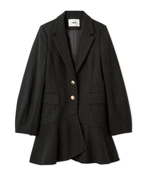 FURFUR（ファーファー） コート チェスターコート ツイードフレ