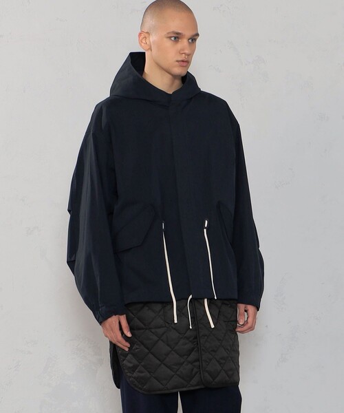 tomorrowland galerievie コート　トゥモローランド ウールダブルフェイス カラーレストレンチコート｜トゥモローランド