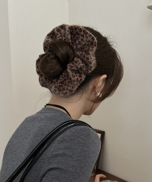 シュシュ Fluffy Leopard Chouchou : ZOZOTOWN Yahoo!店 - 通販