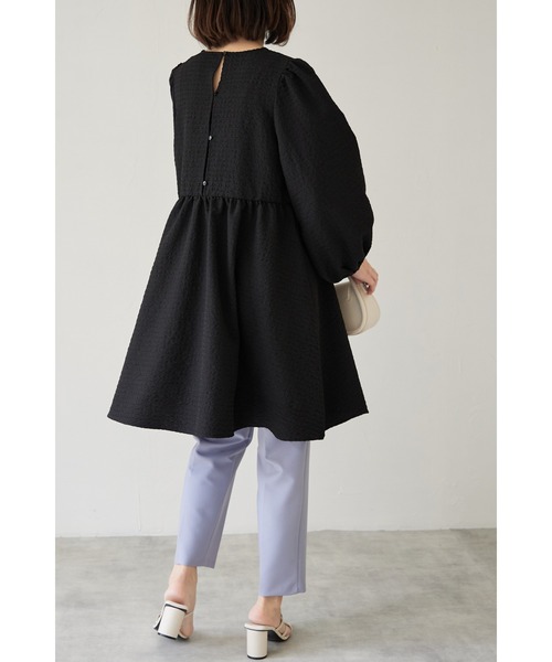 「&. NOSTALGIA」 長袖ワンピース FREE オフホワイト レディース_画像9