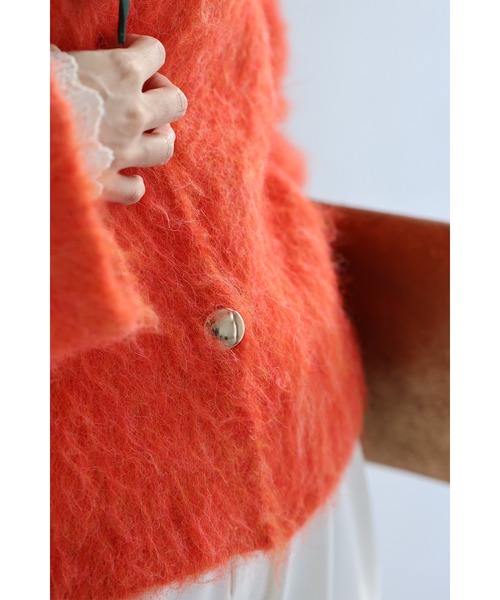 新作11月25日 これでコーデが完成！ しっくりくるカーディガン cawaii fzp00259od S~L対応 羽織り モヘア風 ふんわり ブラウン ブルー オレンジ オシャレ 個性的 大人可愛い エレガント 上品 春 秋服 冬服 伸縮 レディース ファッション ミセス 30代 40代 50代 cawaii カーディガン これでコーデが完成！ しっくりくるカーディガン