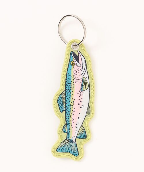 【新品未使用】【 Sowel. / ソエル 】 魚 モチーフ 刺繍 キーリング キーホルダー 「 Sowel. / ソエル 」 魚 モチーフ 刺繍 キーリング