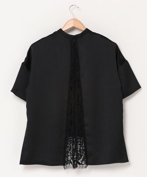 「EFFE BEAMS」 「Room no.8」半袖ブラウス ONE SIZE ブラック レディース_画像2