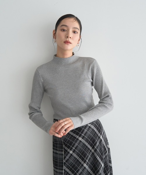 YECCA VECCA（イェッカヴェッカ） ニット セーター ラメ混ハイネック