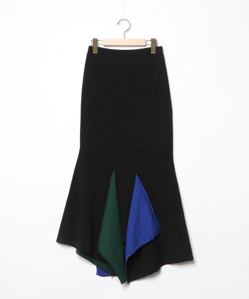 UN3D.（アンスリード） ニットスカート 36 ブラック レディース