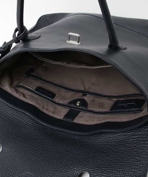 PELLE MORBIDA 紺色レザー トートバッグ PELLE MORBIDA 紺色レザー トートバッグ PELLE MORBIDA 最大42%☆11/4