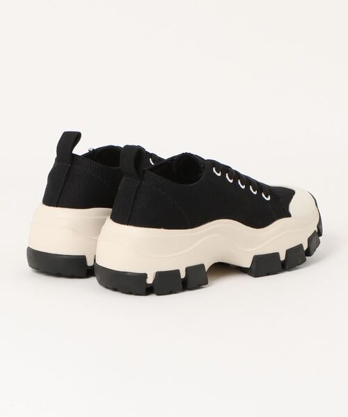 「Shoes in Closet」 ローカットスニーカー S ブラック×ブラック レディース_画像2