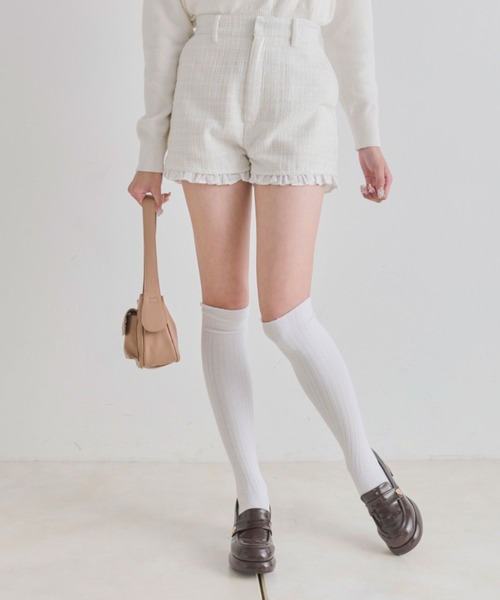 OLIVE des OLIVE（オリーブデオリーブ） パンツ 美脚ショートパンツ