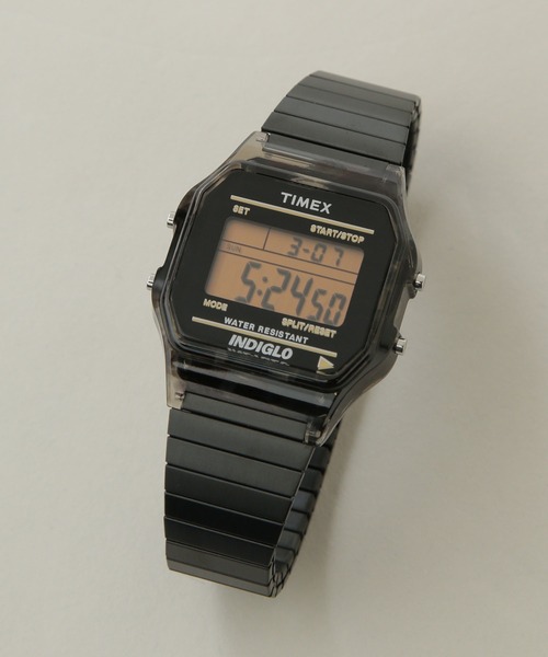 TIMEX（タイメックス） デジタル腕時計 FREE ブラック メンズ