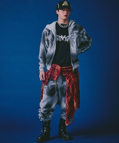 GALFY（ガルフィー） パーカー 「GALFY」汚れ部族パーカー