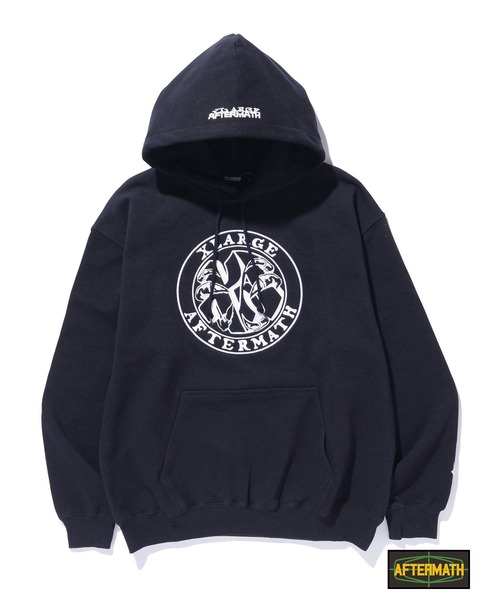 パーカー XLARGE×AFTERMATH PULLOVER HOODED SWEATSHIRT メンズ