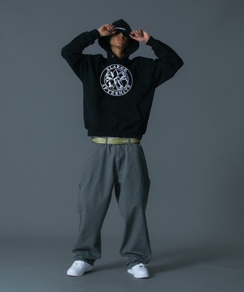 パーカー XLARGE×AFTERMATH PULLOVER HOODED SWEATSHIRT メンズ