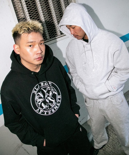 パーカー XLARGE×AFTERMATH PULLOVER HOODED SWEATSHIRT メンズ 