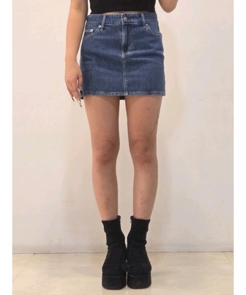 GAP（ギャップ） デニムスカート ウルトラソフトデニム ミニスカート