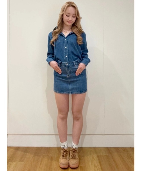 GAP（ギャップ） デニムスカート ウルトラソフトデニム ミニスカート