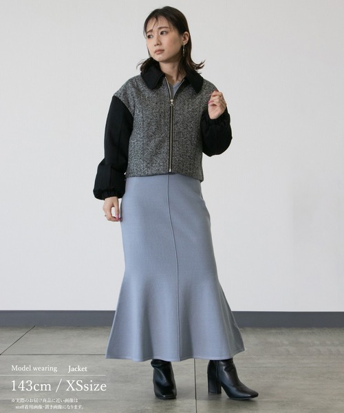 「Sirin」 中綿ブルゾン SMALL ブラック レディース_画像4