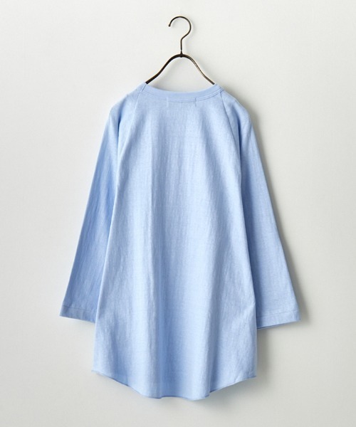 「AMERICANA」 7分袖カットソー ONE SIZE サックスブルー レディース_画像8