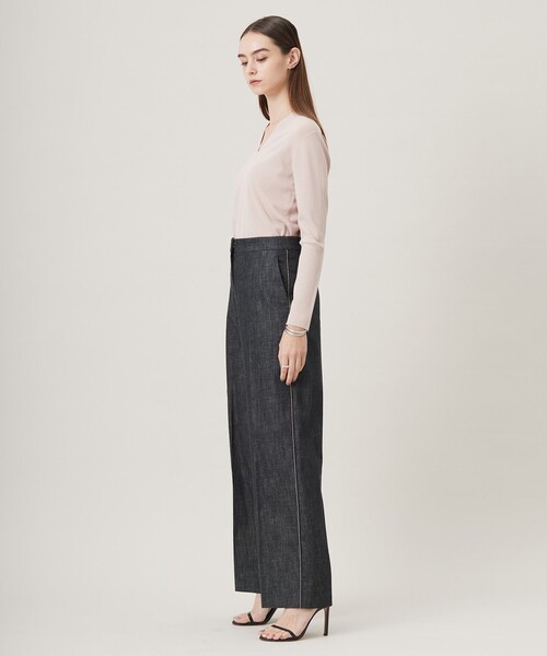 「ICB」 長袖ニット SMALL ブラック レディース_画像8