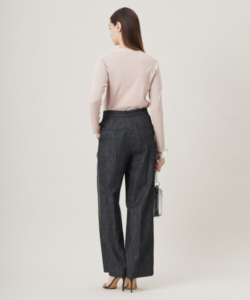 「ICB」 長袖ニット SMALL ブラック レディース_画像9
