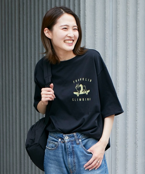 「Franklin Climbing」 半袖Tシャツ LARGE ホワイト メンズ_画像3