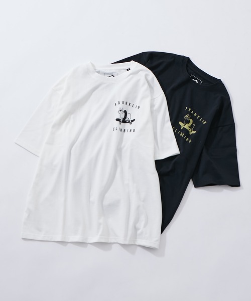 「Franklin Climbing」 半袖Tシャツ LARGE ホワイト メンズ_画像5