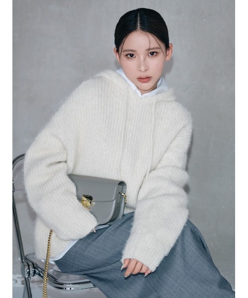 「FRAY I.D」 長袖ニット ONE SIZE グレー レディースの画像