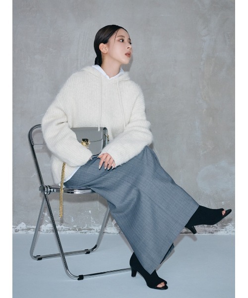 「FRAY I.D」 長袖ニット ONE SIZE グレー レディースの画像