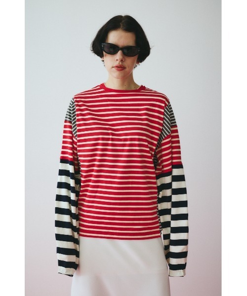 HeRIN. CYE ヘリンドットサイ　Patchwork cut tops HeRIN.CYE tシャツ Patchwork cut tops パッチワークカットトップス