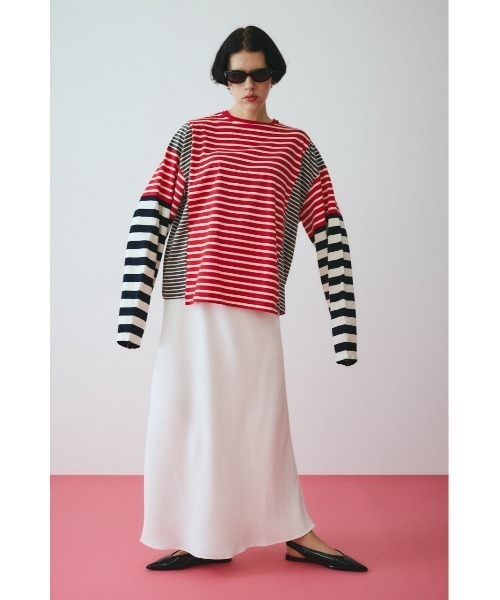HeRIN.CYE tシャツ Patchwork cut tops パッチワークカットトップス