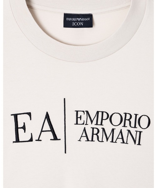 12D677-9 EMPORIO ARMANI エンポリオアルマーニ トップス EMPORIO ARMANI tシャツ 「エンポリオ アルマーニ」Icon Tシャツ