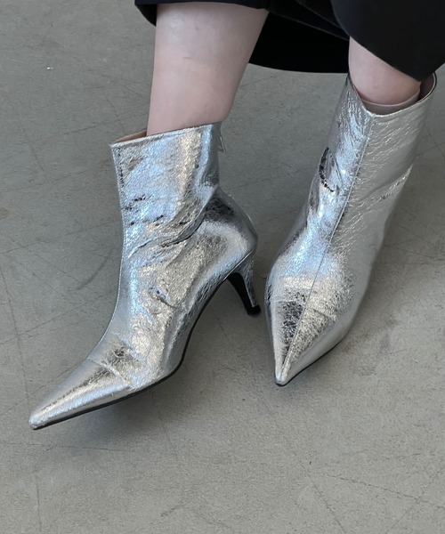 「chuclla」 ショートブーツ 39 ブラック レディース_画像2