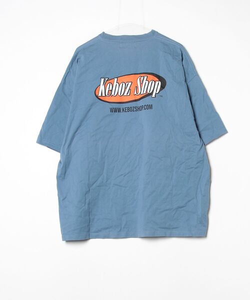 「KEBOZ」 ワンポイント半袖Tシャツ X-LARGE ブルー メンズ_画像2