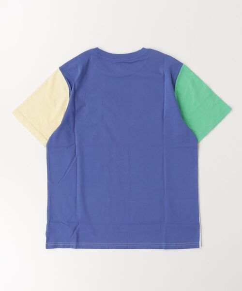 tシャツ カラーブロック コットン ジャージー Tシャツ キッズ 子供服 男の子の画像