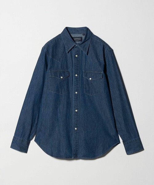 HAND ROOM DENIM BUTTON DOWN SHIRTSデニムシャツ HAND ROOM（ハンドルーム） シャツ 「別注」「HAND ROOM」ウエスタン