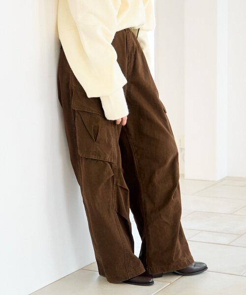 「Kastane」 カーゴパンツ 0 ブラウン レディース_画像3