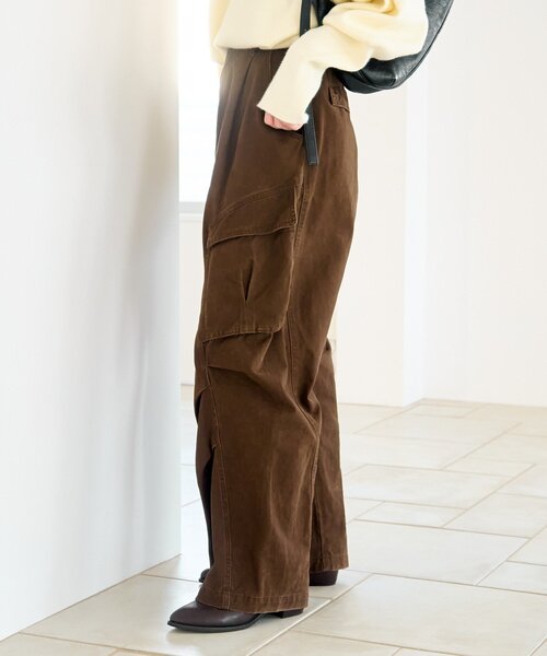 「Kastane」 カーゴパンツ 0 ブラウン レディース_画像4