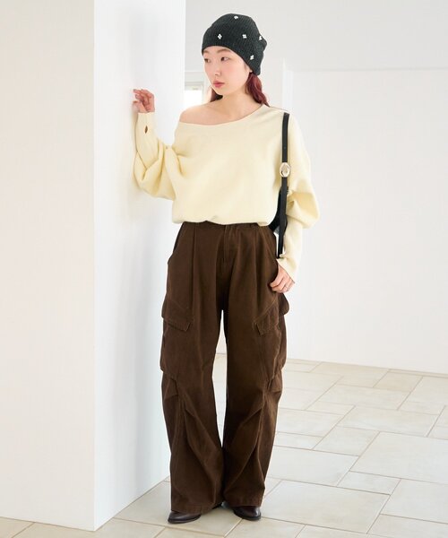 「Kastane」 カーゴパンツ 0 ブラウン レディース_画像6